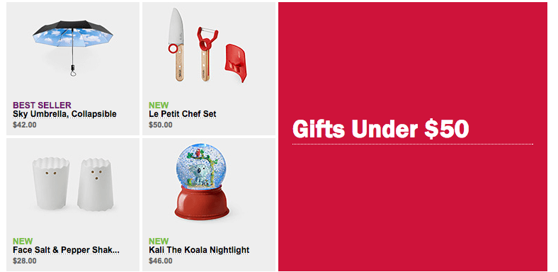 gifts under $50