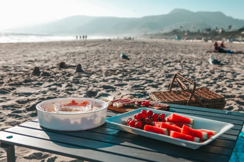 beach picnic