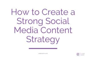 social media content strategy