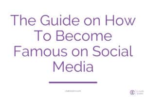 how to become famous on social media