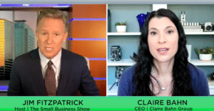 Claire Bahn on the Small Business Show with Jim Fitzpatrick