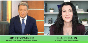 Claire Bahn featured on the Small Business Show
