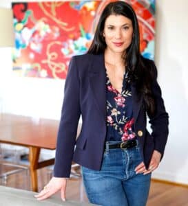 An image of Claire Bahn, the CEO and Founder of Claire Bahn Group, a strategic communications and personal branding agency.